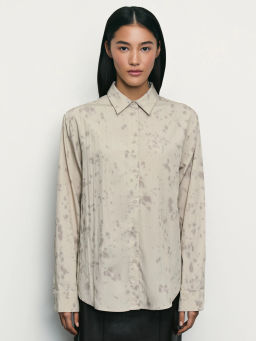 Блузка с абстрактным принтом / Zarina  фото 3