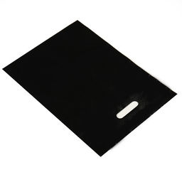 Цена за 50 шт. Пакет полиэтиленовый с вырубной ручкой, Черный 30-40 См, 30 мкм - UPAK LAND фото 2