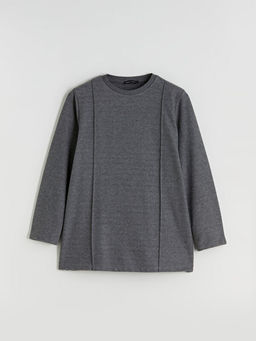 Bisiklet Yaka Kad?n Sweatshirt Tunik
