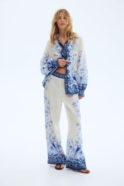 Pantal?n estampado en lyocell - H&m фото 3