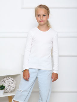 ДЖ056 Джемпер Школа (белый)