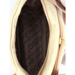 Сумка женская текстиль BoBo-9608-4, 1отд, плечевой ремень, молочный 261598  фото 3