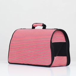 Сумка-переноска с органайзером в полоску, размер M, 40 х 26 х 20 см - Пижон фото 3