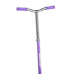 Самокат-снегокат с изогнутой ручкой (фиолетовый)