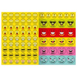 Наклейки - оценки Смайлики, 150 наклеек - Буква-ленд фото 3