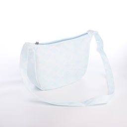 Сумка молодёжная на молнии, 36?8?23 см, голубая