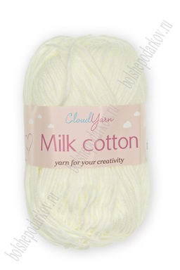 Пряжа Milk cotton 50 гр (10 шт) SF-7848, айвори