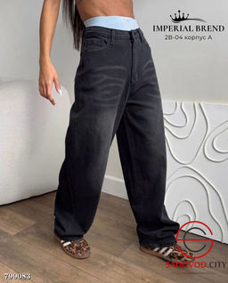 Женские джинсы Багги (стрейч) - Bruno фото 2
