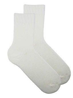 Носки р.35-40 Шерстяные Пух Белые - Krumpy фото 2