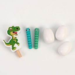 Магнитная рыбалка «Динозаврик и яички» 14.5×14.5×8 см