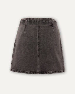 Джинсовая мини-юбка А-силуэта - Incity фото 7