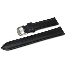 Ремешок для часов натуральная кожа черный C10-12black