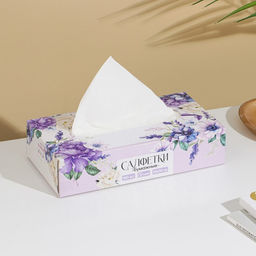 Салфетки бумажные в коробке Нежность, 100 шт, двухслойные - Simaland фото 3