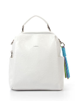 LACCOMA рюкзак Лилу-белый эко кожа хлопок