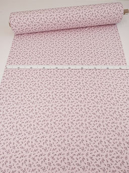 Трикотаж Кулир.гладь "Узелок нежности-серый букетик", ш.1.96м (0.98м*2, чулок), Пенье, хлопок-100%, 145гр/м.кв