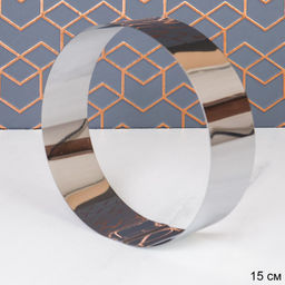 Форма для Мини торта Круг 15х4,7 см / JH-402-15 см /уп 200/ОРР - Галеонтрейд фото 2