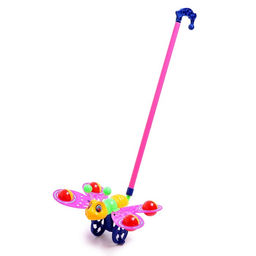 Каталка на палочке Бабочка, цвета МИКС - Simaland фото 12