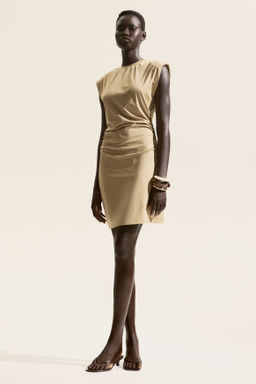Vestido interlock con hombreras - H&m фото 3