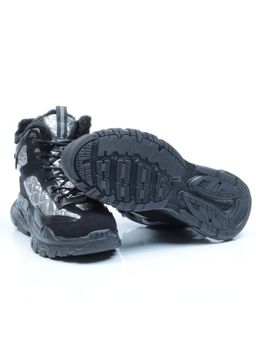 04-8524-4 BLACK Ботинки женские зимние (искусственные материалы) - Фабричный китай фото 13