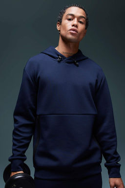 DeFactoFit Standart Fit Bisiklet Yaka Skuba Dalg?c Kumas Sporcu Sweatshirt  фото 2