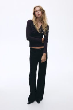 Top con escote drapeado - H&m фото 3