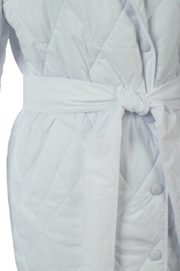 01-12086 Пальто женское демисезонное (пояс) - El podio фото 12