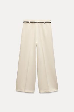 ZW COLLECTION BELTED CULOTTES - Zara фото 9