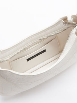 Женская сумка через плечо ARMANI EXCHANGE WAVE TRAFORO Артикул 4368392, белый  фото 5
