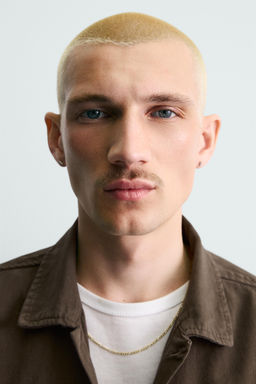 SOBRECAMISA ESTRUCTURA BORDADO / Marr?n - Zara фото 5