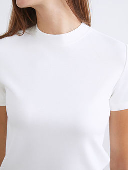 Bisiklet Yaka Kad?n Ti??rt