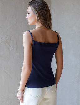 Топ из премиального хлопка с эластаном