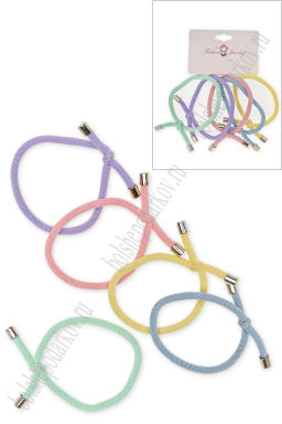 Резинки для волос 5 см (5 шт) SF-7809, ассорти №11
