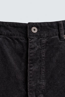 REGULAR FIT CORDUROY TROUSERS - Zara фото 11