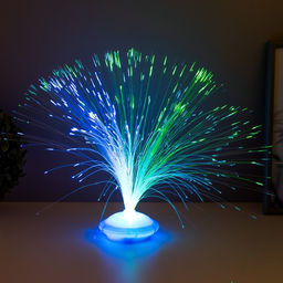 Фигурка светящаяся RISALUX «Веер. Фонтан», LED-ночник, 32 см, МИКС