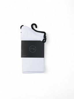 Носки мужские спортивные хлопковые Resport, набор 3 пары, размер 42-45, белые