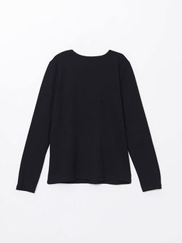 Bisiklet Yaka K?z ?ocuk Ti??rt - Waikiki фото 3