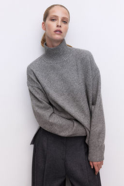 Jersey oversize de cuello alto - H&m фото 2