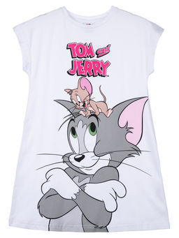 Сорочка ночная PlayToday Tom and Jerry для девочки хлопок с эластаном в ассортименте фото 5