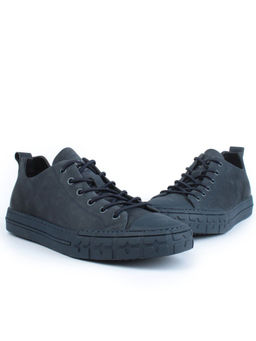 03-N72699-3 DK. BLUE Полуботинки спортивные мужские (натуральная замша)