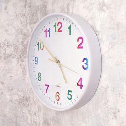 Часы настенные 30 см / NE-2807A /уп 20/цифры градиент - Галеонтрейд фото 3