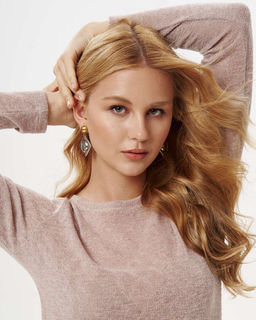 Полупрозрачный лонгслив из мягкого трикотажа-паутинка - Sahar art lab фото 3