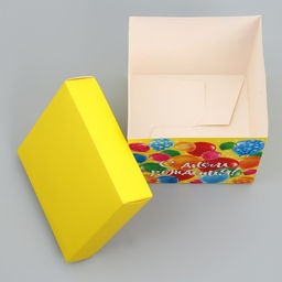 Цена за 2 шт. Коробка подарочная складная, упаковка, «С днем рождения», 15 х 15 х 15 см