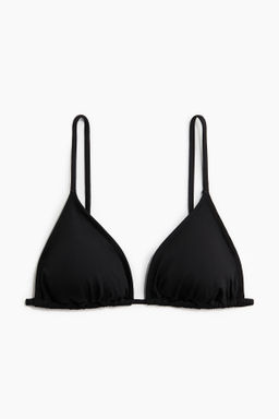 Top de bikini triangular con relleno