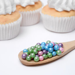 Посыпка кондитерская Жемчуг, взорванные зерна риса, микс, 6-8 мм 50 г - Simaland фото 2