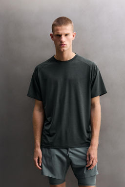 CAMISETA T?CNICA ESTRUCTURA / gris antracita - Zara фото 2
