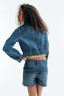 Cazadora denim cropped - H&m фото 3