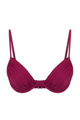 TRENDYOLMILLA Siyah Balkonet Drapeli Bikini Ustu TBESS25BU00000  фото 8