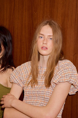 TOP POPEL?N MANGA GLOBO / Naranjas - Zara фото 2