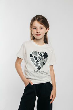 Футболка для девочки 51298 Молочный* 705 Lets go - Let's go фото 22