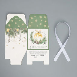 Коробка складная С Новым годом!, ёлочные украшения, 12 12 12 см - Дарите счастье фото 9